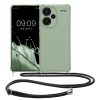 Husa cu jnur Xiaomi Redmi Note 13 Pro Plus 5G, Verde deschis, Silicon, KWM000020ND004C