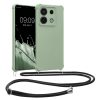 Husa cu jnur Xiaomi Redmi Note 13 Pro 5G, Verde deschis, Silicon, KWM000020NG004C