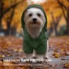 Pelerina de ploaie cu gluga pentru caini Navaris, impermeabila, L, verde, NAV000039UR004C