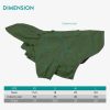 Pelerina de ploaie cu gluga pentru caini Navaris, impermeabila, XL, verde, NAV000039UR008C