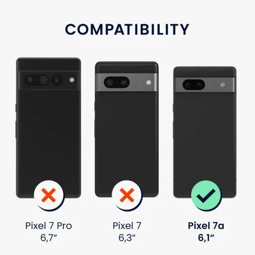 Husa Google Pixel 7a, Maro, Lemn/Silicon, KWM000019YJ004C