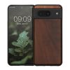 Husa Google Pixel 8, Maro, Lemn/Silicon, KWM0000208X004C