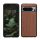 Husa Google Pixel 8 Pro, Maro, Lemn/Silicon, KWM0000208Y004C