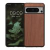 Husa Google Pixel 8 Pro, Maro, Lemn/Silicon, KWM0000208Y004C