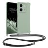 Husa cu jnur Xiaomi Redmi Note 13, Verde deschis, Silicon, KWM000020NC004C