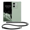 Husa cu jnur Xiaomi Redmi Note 13, Verde deschis, Silicon, KWM000020NC004C