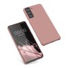 Husa Samsung Galaxy S21, Roz deschis, Silicon, KWM000012BT080C