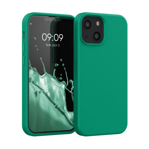 Husa Apple iPhone 13 Mini, Verde, Silicon, KWM000013OU060C