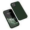 Husa Apple iPhone 13, Verde inchis, Silicon, KWM000013OV096C