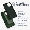Husa Apple iPhone 13, Verde inchis, Silicon, KWM000013OV096C
