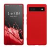 Husa Google Pixel 6a, Rosu, Silicon, KWM000015OO018C