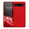 Husa Google Pixel 6a, Rosu, Silicon, KWM000015OO018C