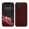 Husa Apple iPhone 14, Rosu inchis, Silicon, KWM000016NI042C