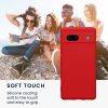 Husa Google Pixel 7a, Rosu, Silicon, KWM000019YF034C