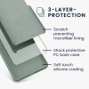 Husa Apple iPhone 15 Pro, Verde, Silicon, KWM000020CC029C