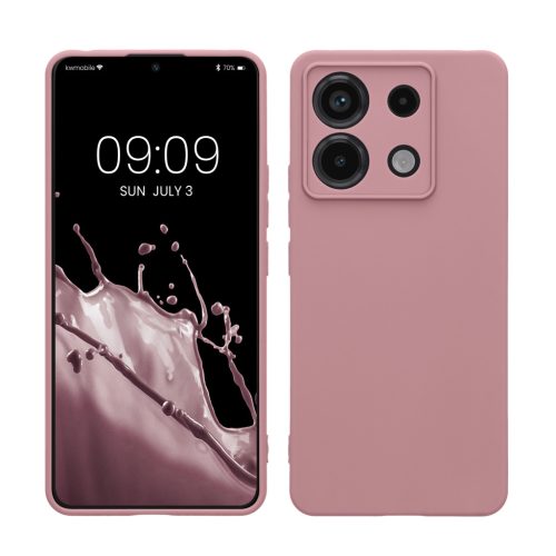 Husa Xiaomi Redmi Note 13 Pro 5G, Roz deschis, Silicon, KWM000020LD023C