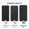 Husa Samsung Galaxy A55 5G, Mov deschis, Silicon, KWM000021ME024C