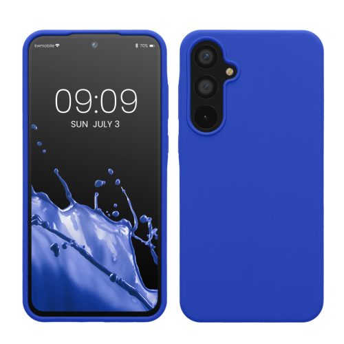 Husa Samsung Galaxy A55 5G, Albastru, Silicon, KWM000021ME026C