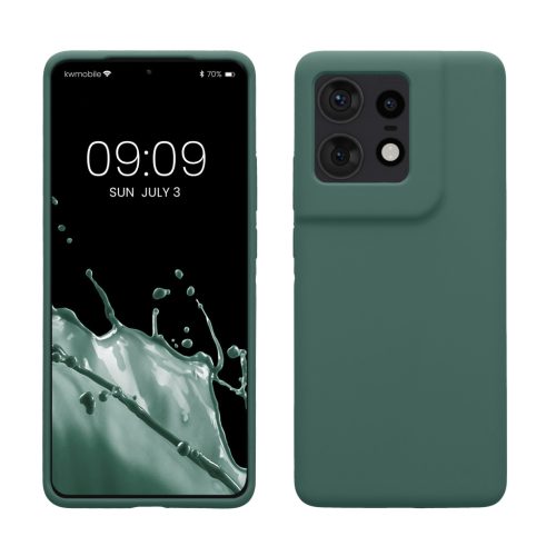 Husa Motorola Edge 50 Pro, Verde, Silicon, KWM000022SN004C