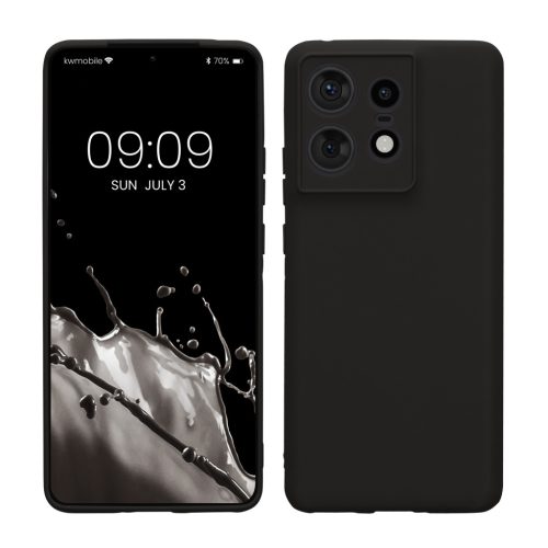 Husa Motorola Edge 50 Pro, Negru, Silicon, KWM000022SO001C