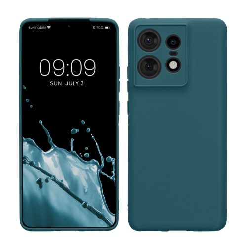 Husa Motorola Edge 50 Pro, Verde, Silicon, KWM000022SO002C