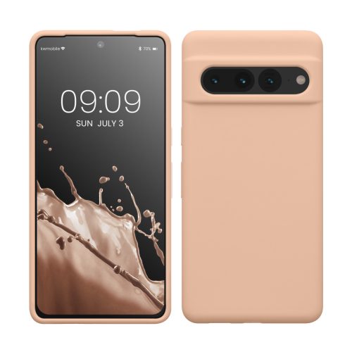 Husa Google Pixel 7 Pro, Crem, Silicon, KWM0000171J045C