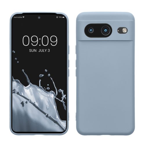 Husa Google Pixel 8, Albastru deschis, Silicon, KWM0000208L020C