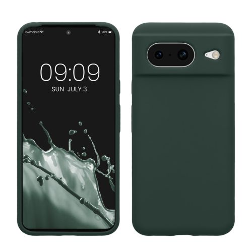Husa Google Pixel 8, Verde inchis, Silicon, KWM000020JF028C