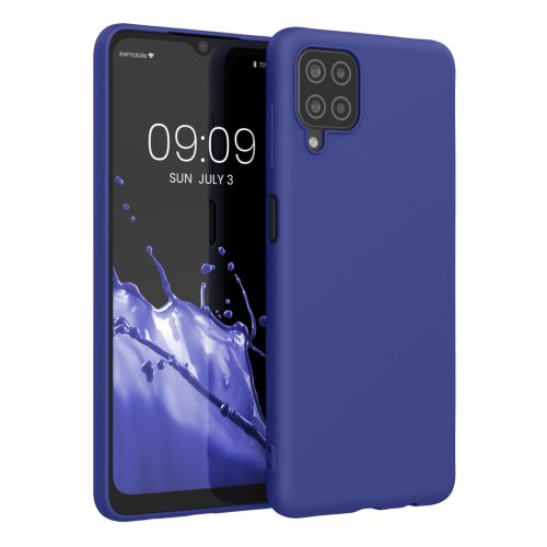 Husa Samsung Galaxy A12, Albastru, Silicon, KWM000012BL065C