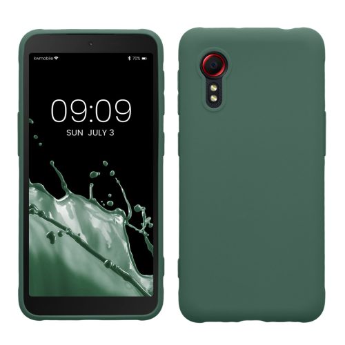 Husa Samsung Galaxy Xcover 5, Verde, Silicon, KWM000012NV033C