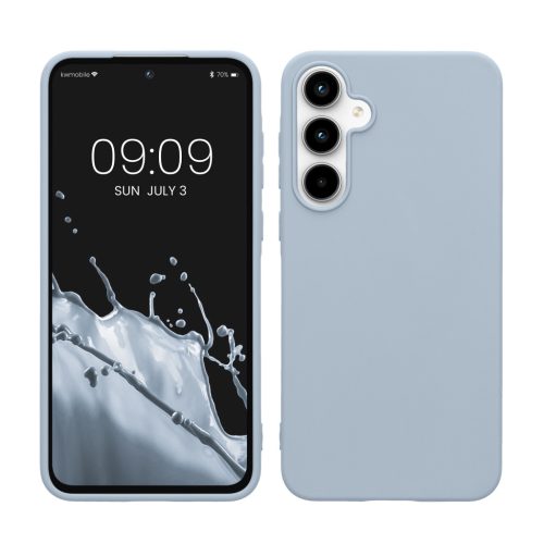 Husa Samsung Galaxy A55 5G, Albastru deschis, Silicon, KWM000021MG018C