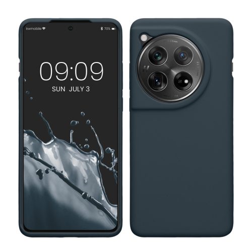 Husa OnePlus 12, Verde inchis, Silicon, KWM000022QC005C