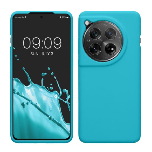 Husa OnePlus 12, Albastru deschis, Silicon, KWM000022QC006C