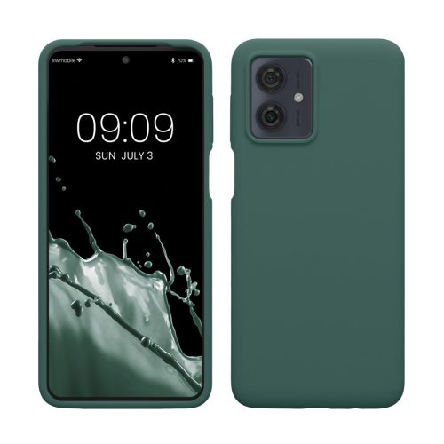Husa Motorola Moto G64, Verde, Silicon, KWM000022SS005C