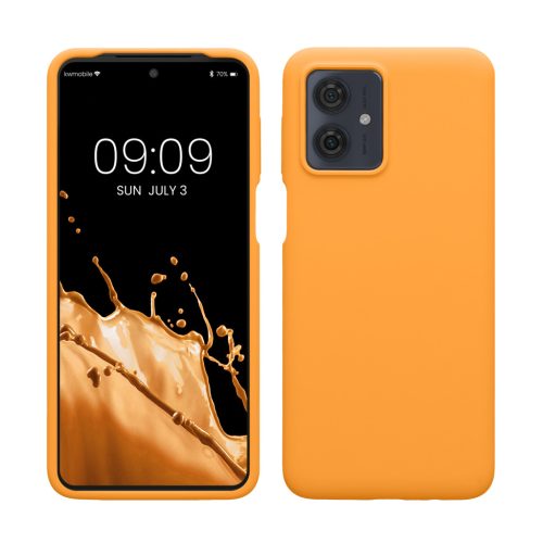 Husa Motorola Moto G64, Portocaliu, Silicon, KWM000022SS008C