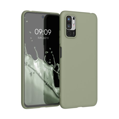 Husa Xiaomi Redmi Note 10 5G, Verde deschis, Silicon, KWM000012ZM028C