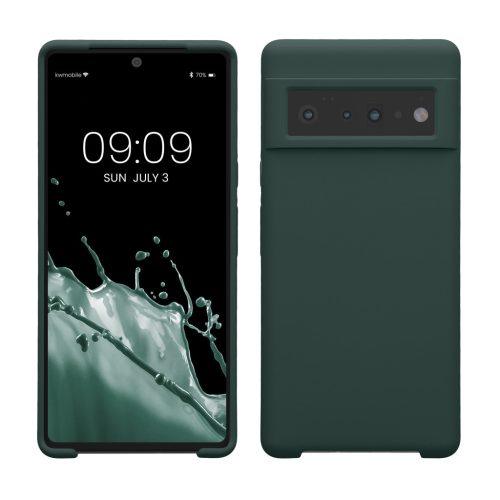 Husa Google Pixel 6 Pro, Verde inchis, Silicon, KWM000013OI051C