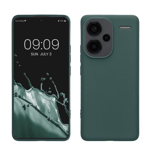 Husa Xiaomi Redmi Note 13 Pro Plus 5G, Verde, Silicon, KWM000020KI009C