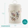 Recipient seminte pasari Navaris, 4.9L, capac etans, 2 manere, 16x24.5 cm, NAV000017RZ002C