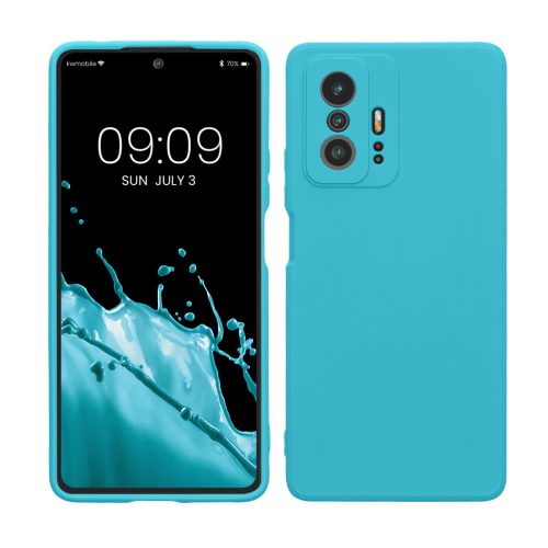 Husa Xiaomi 11T/11T Pro, Albastru deschis, Silicon, KWM000014AW050C
