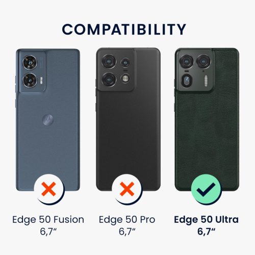 Husa Motorola Edge 50 Ultra, Negru, Silicon, KWM000022SW001C