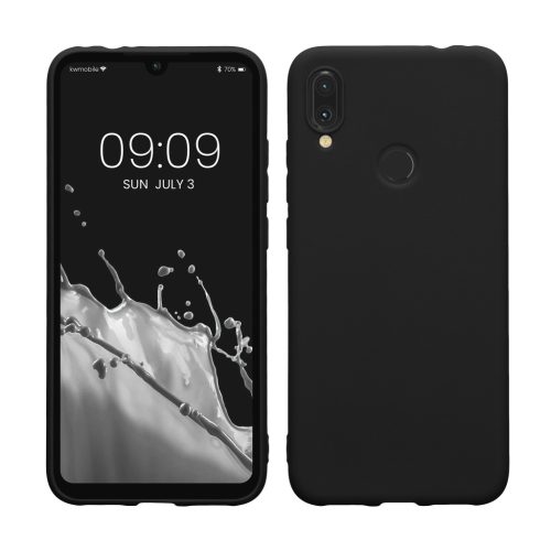 Husa Xiaomi Redmi Note 7/Note7 Pro, Negru, Silicon, KWM000009UH006C