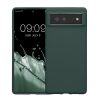 Husa Google Pixel 6, Verde inchis, Silicon, KWM000013DV048C