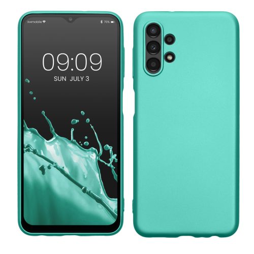 Husa Samsung Galaxy A13, Verde, Silicon, KWM000015KX020C