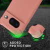 Husa cu jnur Google Pixel 8, Roz, Silicon, KWM0000208T007C