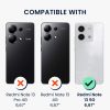 Set Husa si Folie de protectie Xiaomi Redmi Note 13, Multicolor, Silicon/Sticla securizata, KWM000020OZ001C