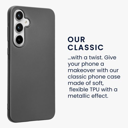 Husa Samsung Galaxy A55 5G, Gri, Silicon, KWM000021MI009C