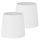 Set 2 Abajururi, E14, Alb/Alb, Navaris,  NAV000012AE008C