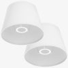 Set 2 Abajururi, E27, Alb/Alb, Navaris, NAV000012AF008C