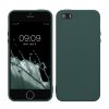 Husa Apple iPhone 5/iPhone 5s/iPhone SE, Verde, Silicon, KWM000007UT016C